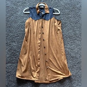 Tasha Polizzi Suede Dress